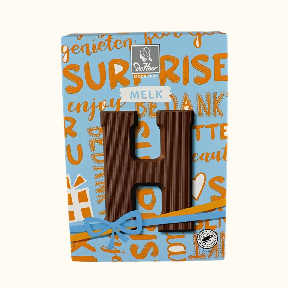 De Heer Chocolate Letters 65g (Milk, Dark or White) - Image 36