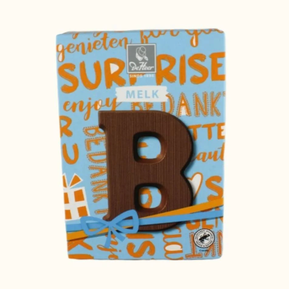 De Heer Chocolate Letters 65g (Milk, Dark or White) - Image 37