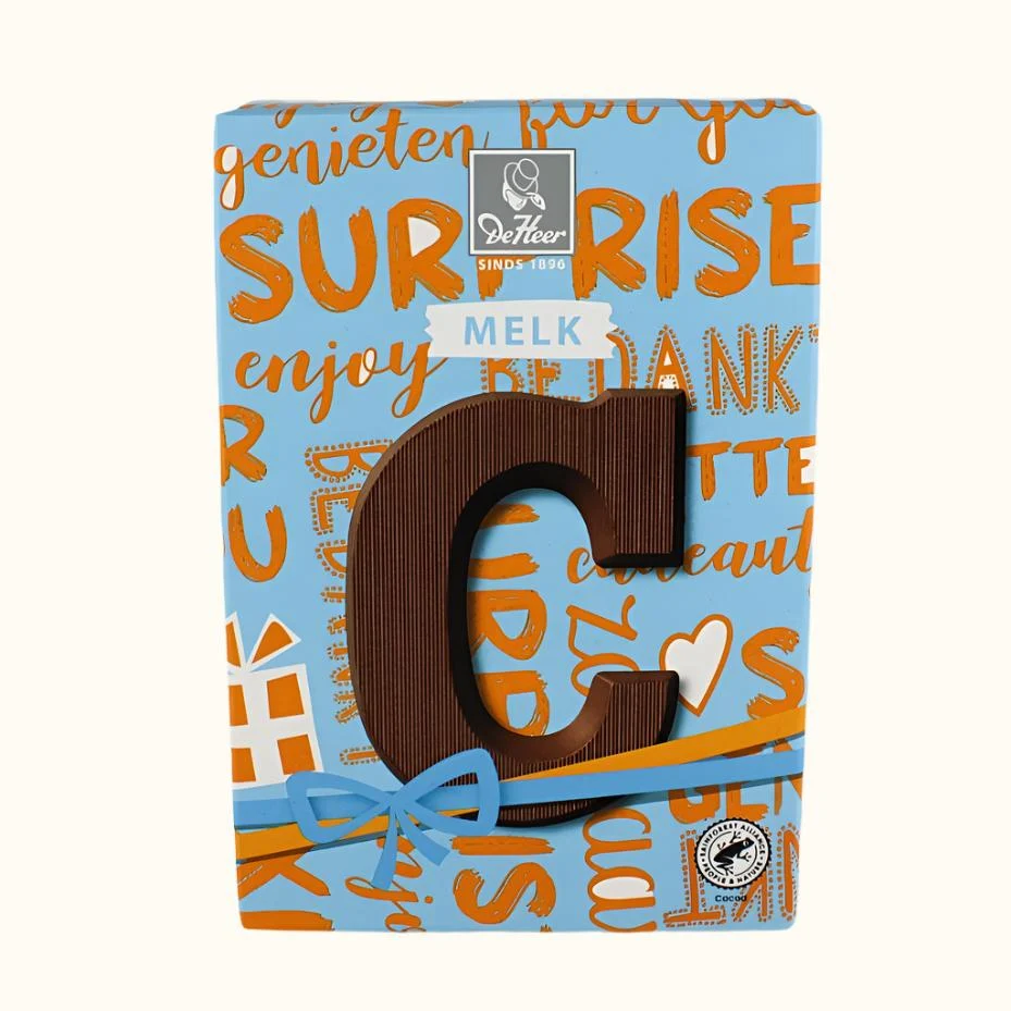 De Heer Chocolate Letters 65g (Milk, Dark or White) - Image 38