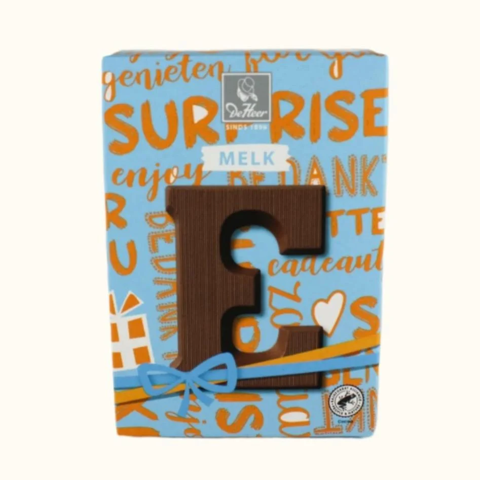 De Heer Chocolate Letters 65g (Milk, Dark or White) - Image 39