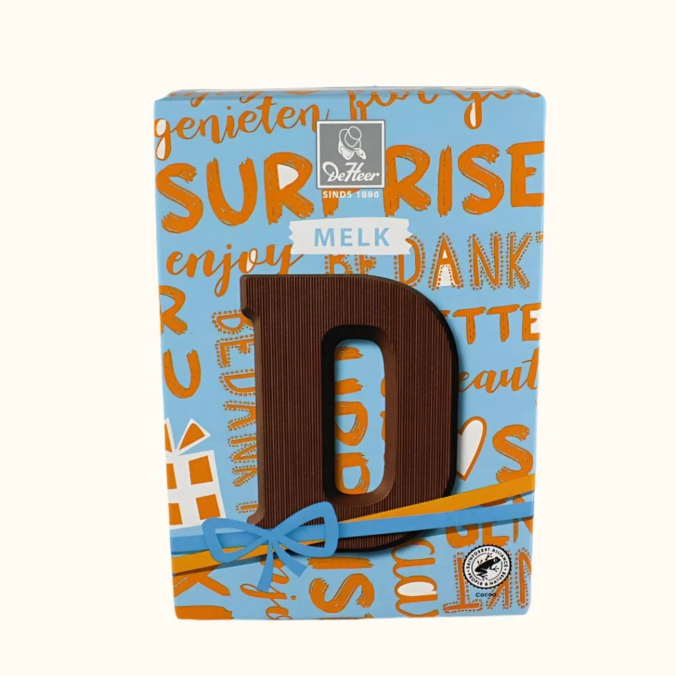 De Heer Chocolate Letters 65g (Milk, Dark or White) - Image 40