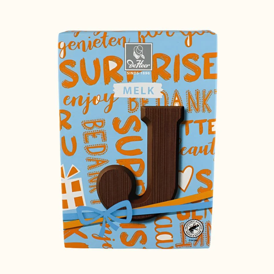 De Heer Chocolate Letters 65g (Milk, Dark or White) - Image 41