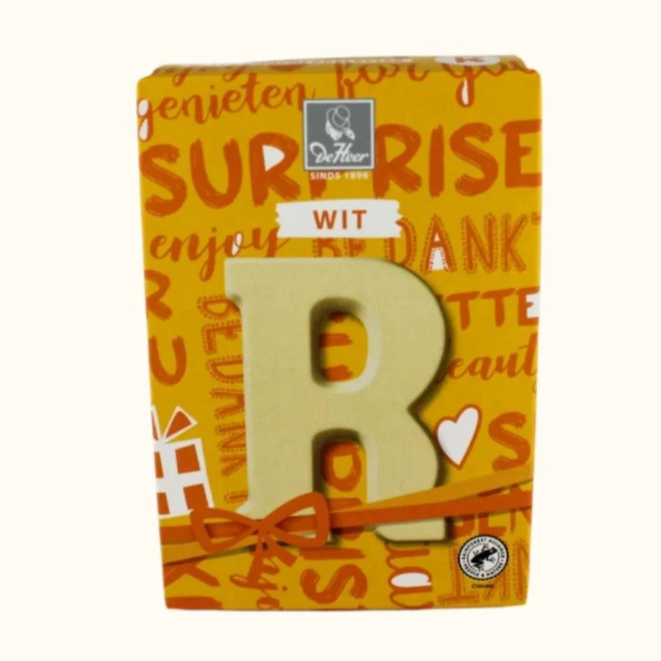 De Heer Chocolate Letters 65g (Milk, Dark or White) - Image 43
