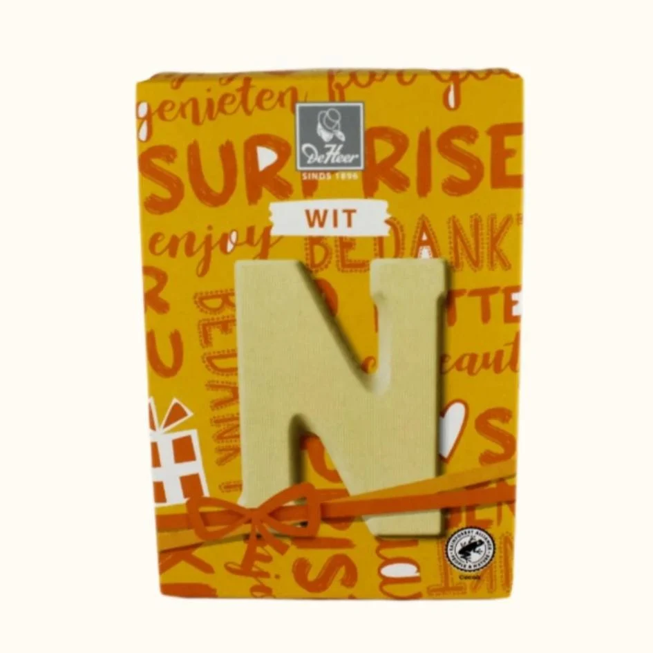 De Heer Chocolate Letters 65g (Milk, Dark or White) - Image 44