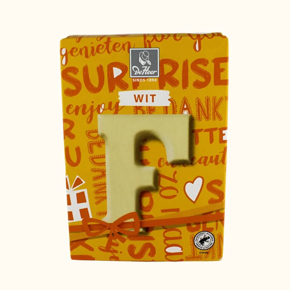 De Heer Chocolate Letters 65g (Milk, Dark or White) - Image 46