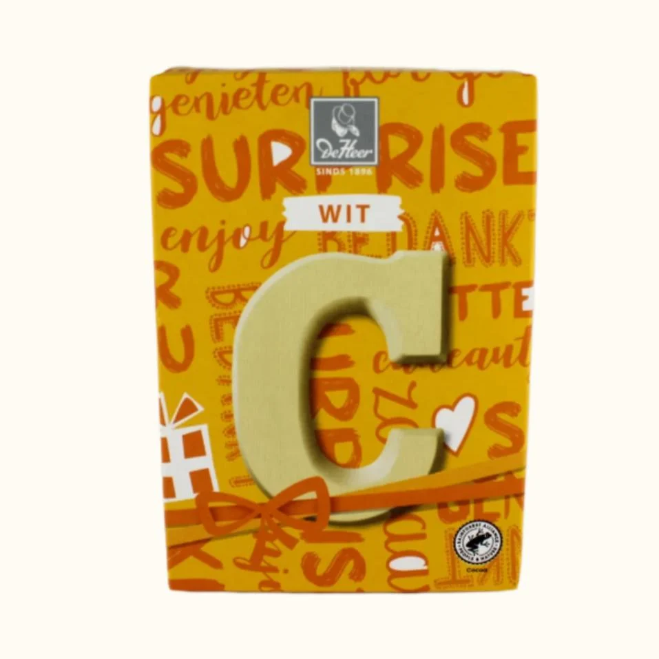 De Heer Chocolate Letters 65g (Milk, Dark or White) - Image 54