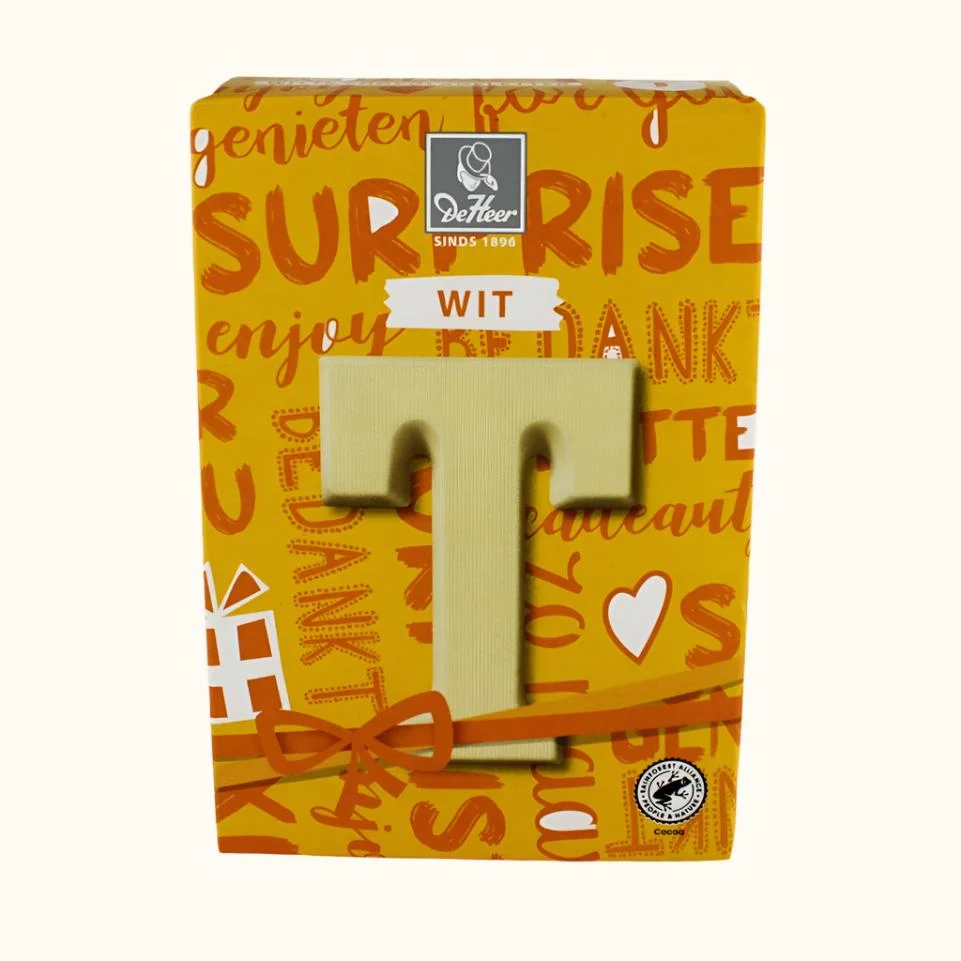 De Heer Chocolate Letters 65g (Milk, Dark or White) - Image 55