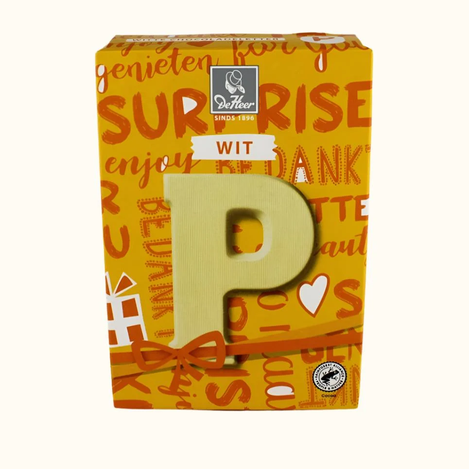 De Heer Chocolate Letters 65g (Milk, Dark or White) - Image 57