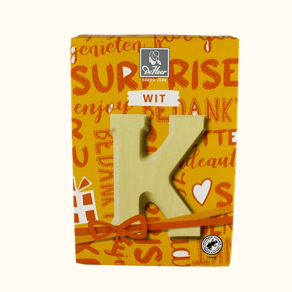 De Heer Chocolate Letters 65g (Milk, Dark or White) - Image 58