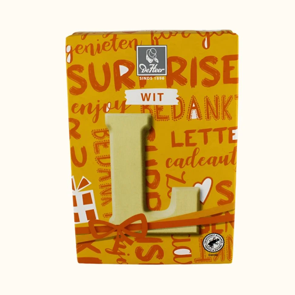 De Heer Chocolate Letters 65g (Milk, Dark or White) - Image 60