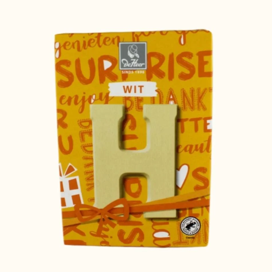 De Heer Chocolate Letters 65g (Milk, Dark or White) - Image 62