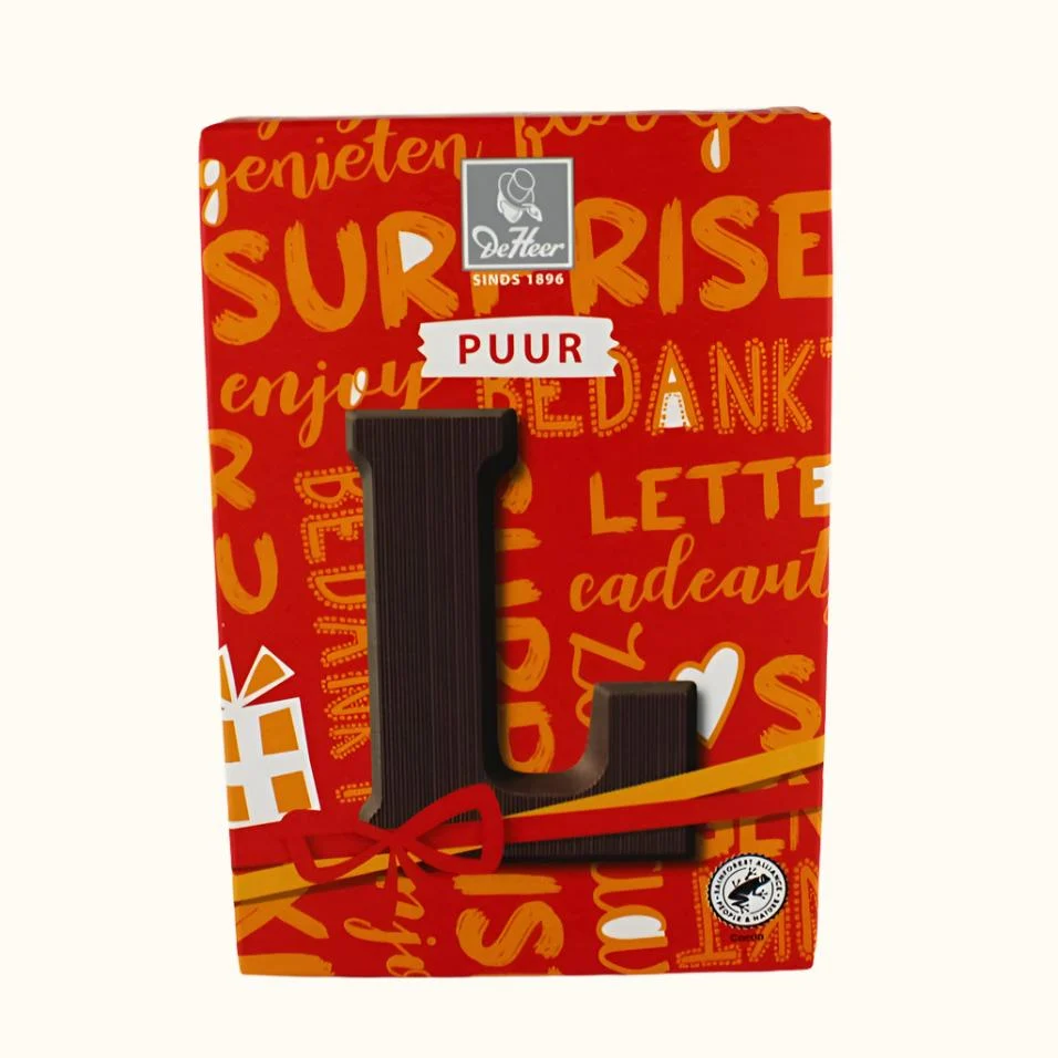 De Heer Chocolate Letters 65g (Milk, Dark or White) - Image 63