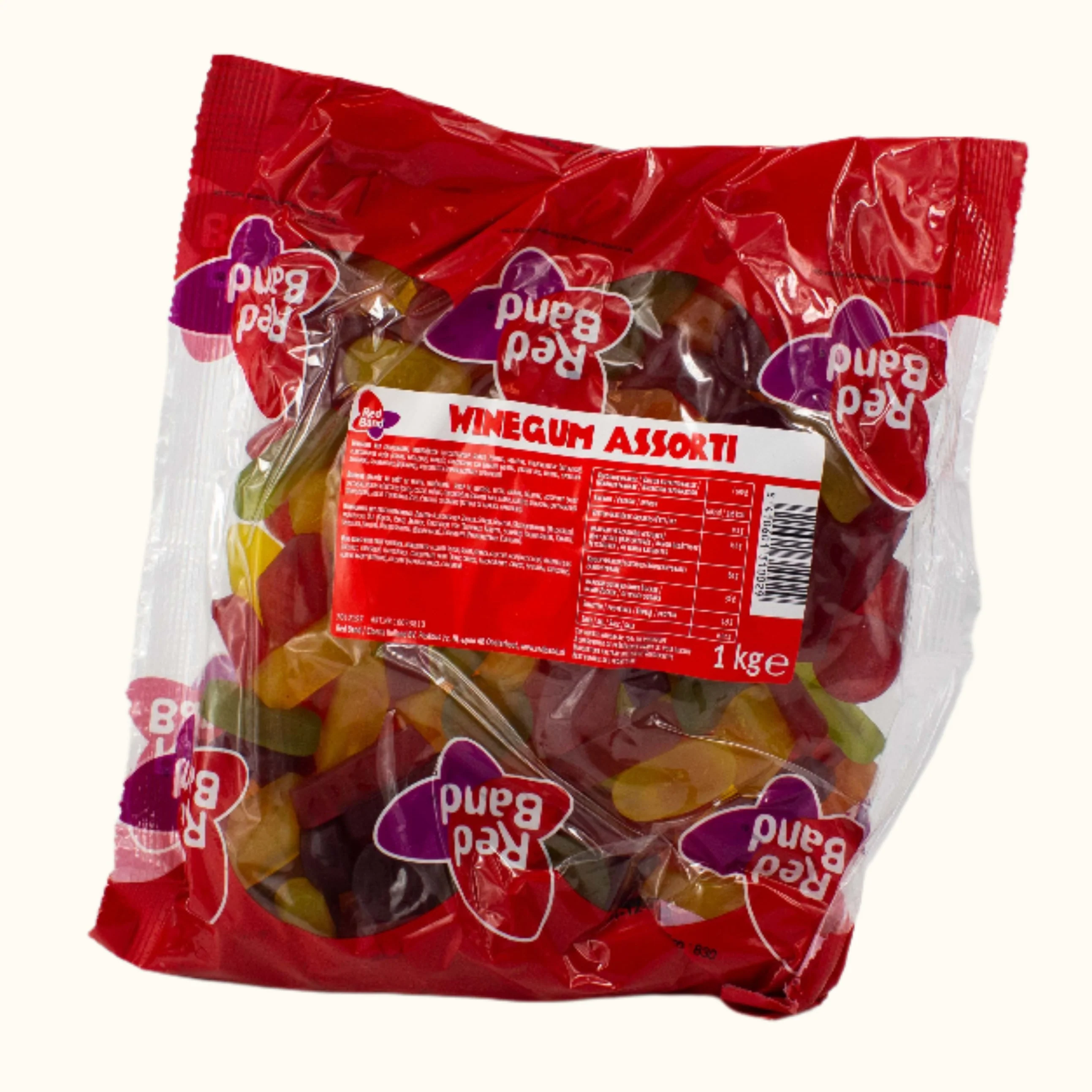 Red Band Winegum Bag 1kg - Image 2