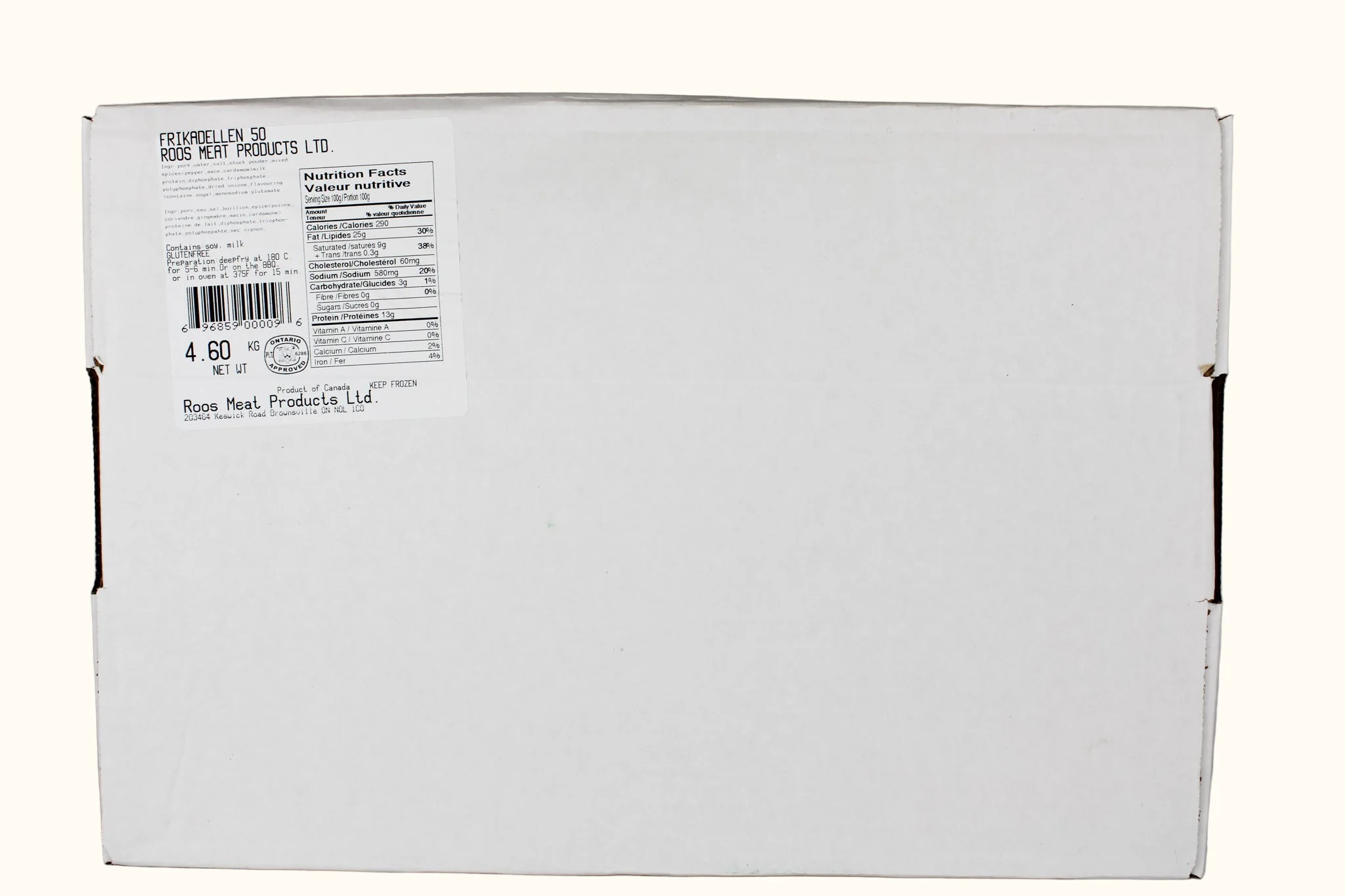 Roos Meat Products Frikandellen 50 pc