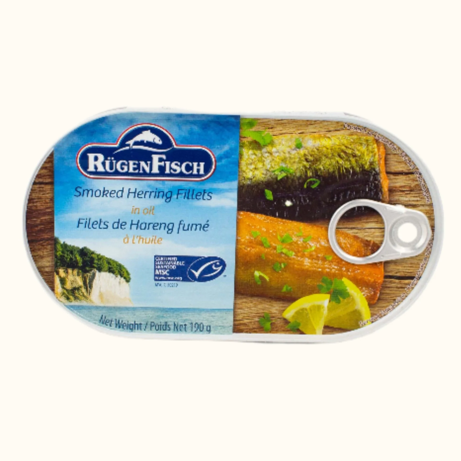 RügenFisch Smoked Herring Fillets In Oil 190g