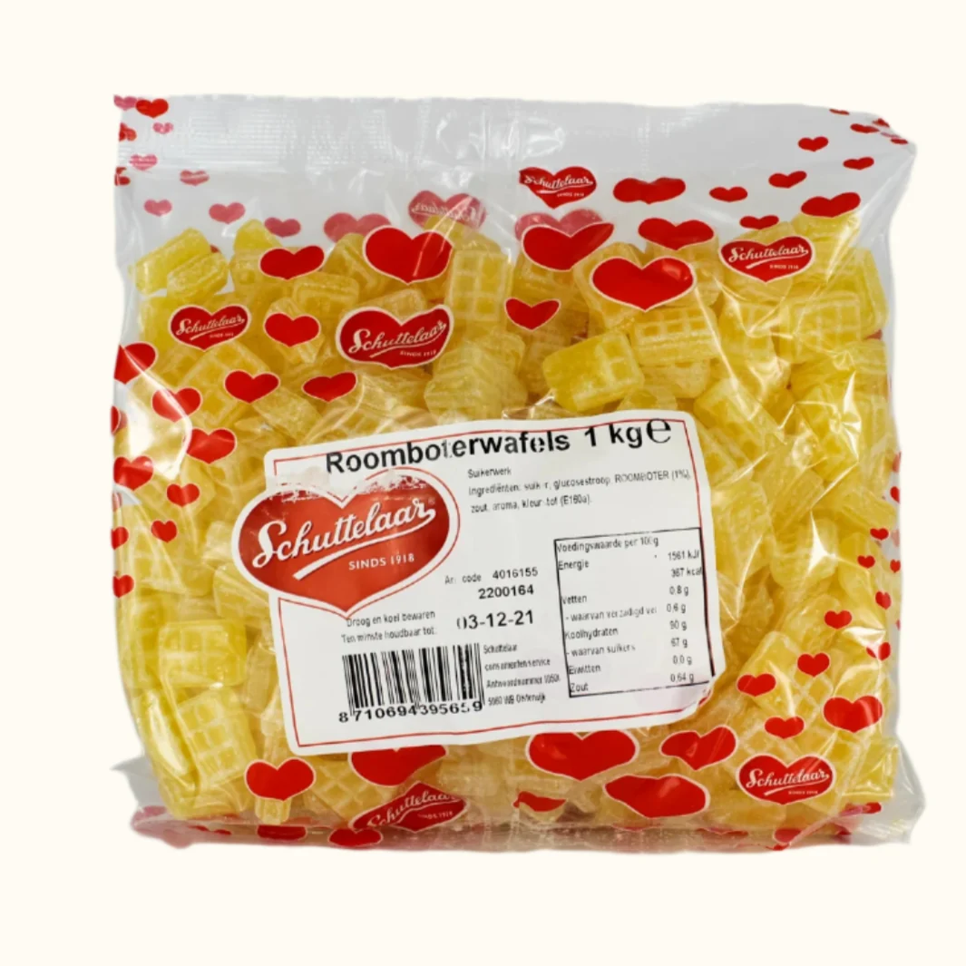 Schuttelaar Butterwafers Bag 1kg - Image 2