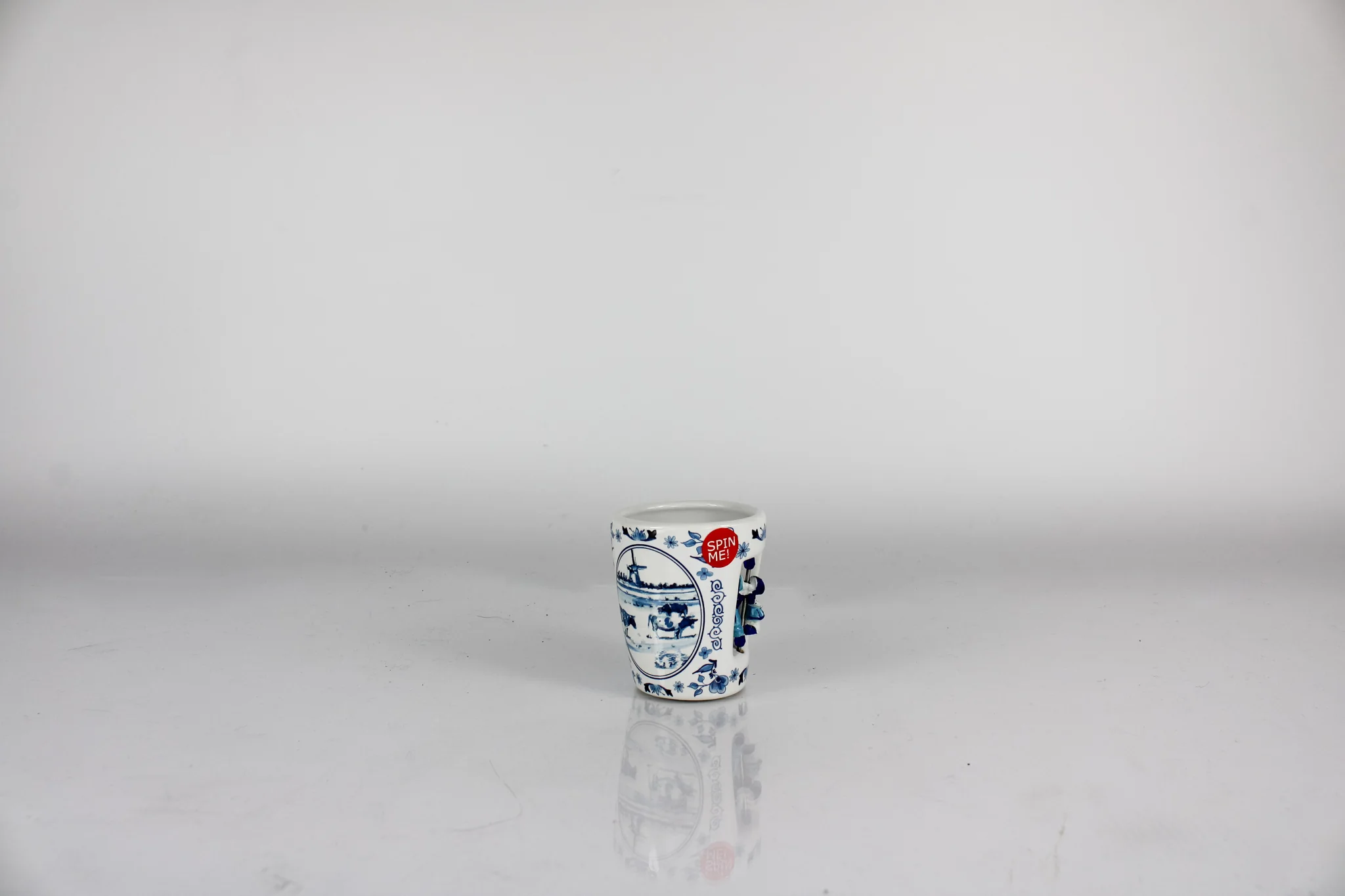 Shotmug ceremic Delft Blue