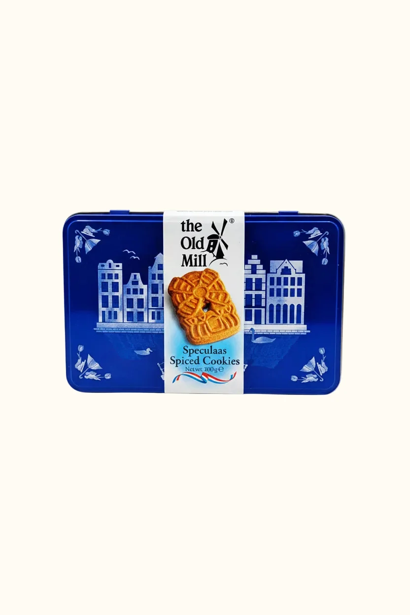 The Old Mill Speculaas Spiced Cookes in Tin 300g