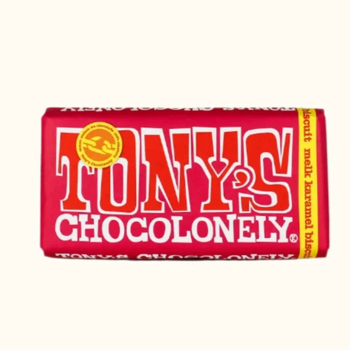 Tony's Chocolonely Milk Caramel Biscuit Large 180g