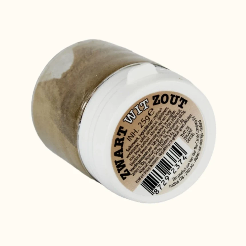 Van Vliet Zwart Wit Salt Liquorice Powder