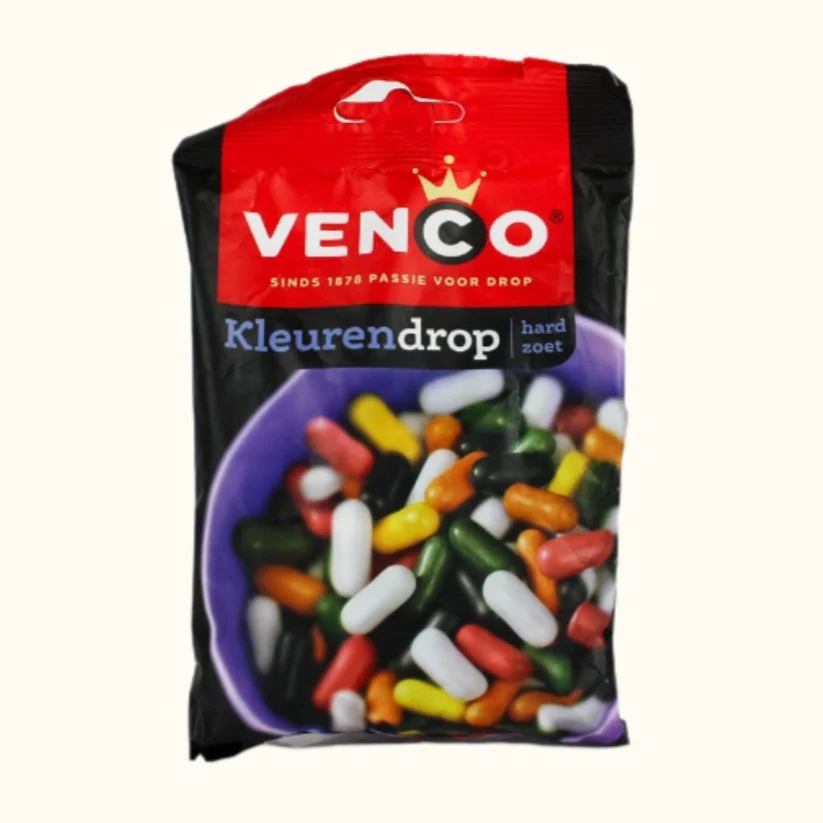 Venco Kleurendrop (Coloured licorice) Small Bag 120g