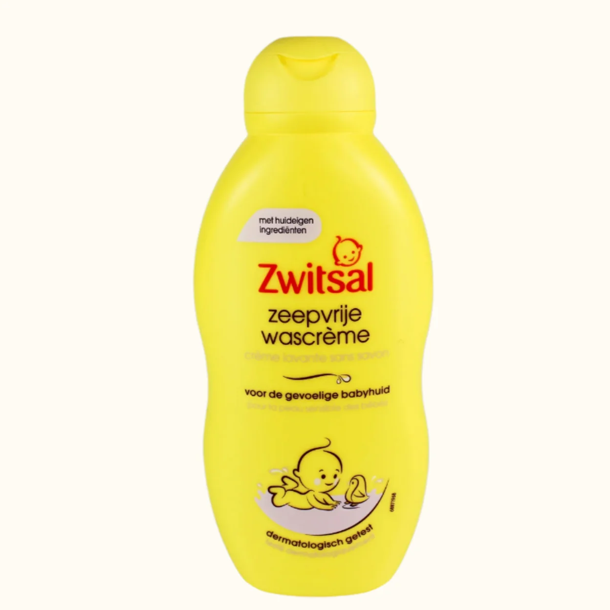 Zwitsal Soap-Free Wash Creme (Zeepvrije wascreme) 200ml Bottle
